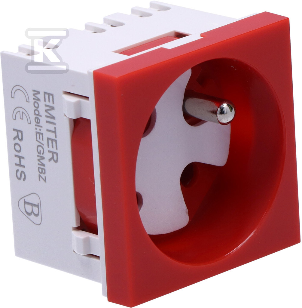 Modular socket 230V with earthing - E/GMBZ