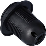 Thermoplastic lampholder E-27-1 collar, 250V black ONNLINE