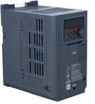 Frequenzumrichter der Serie LSIS G100. Stromversorgung 3x400V AC, Ausgang 3x400V AC. Leistung 2,2 kW LV0022G100-4EOFN