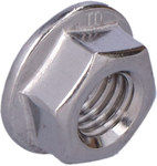 Flange serrated nut DIN 6923 NKZM8E A2 (1.4301) (1 package = 100 pcs)