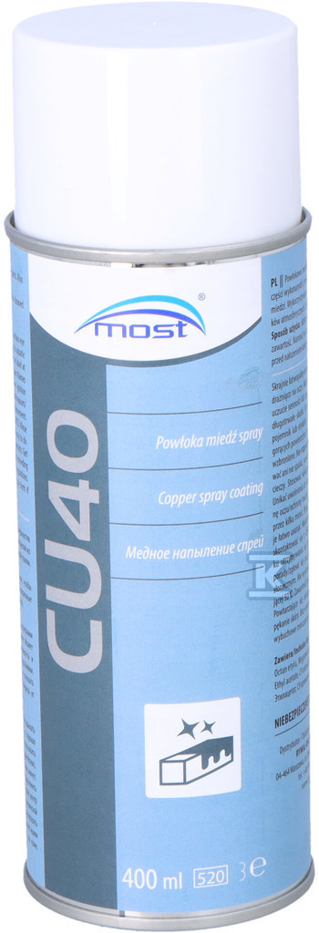 CU40 Мідне покриття 400 мл спрей MOST - 8424705751
