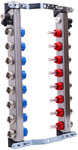 InoxFlow manifold with valves for actuators and flow meters (UFST MAX series) - 8 circuits