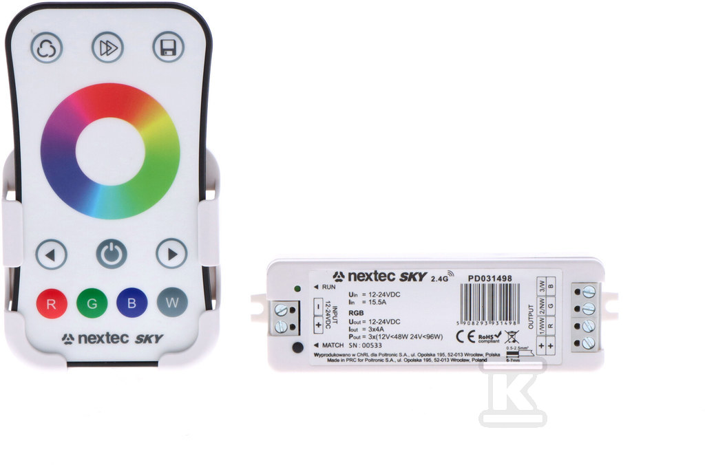 Комплект NEXTEC SKY RGB 12-24V 3x4A - PD031498