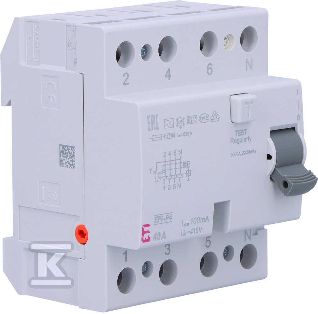 Residual current circuit breaker EFI-P4 - 002061522