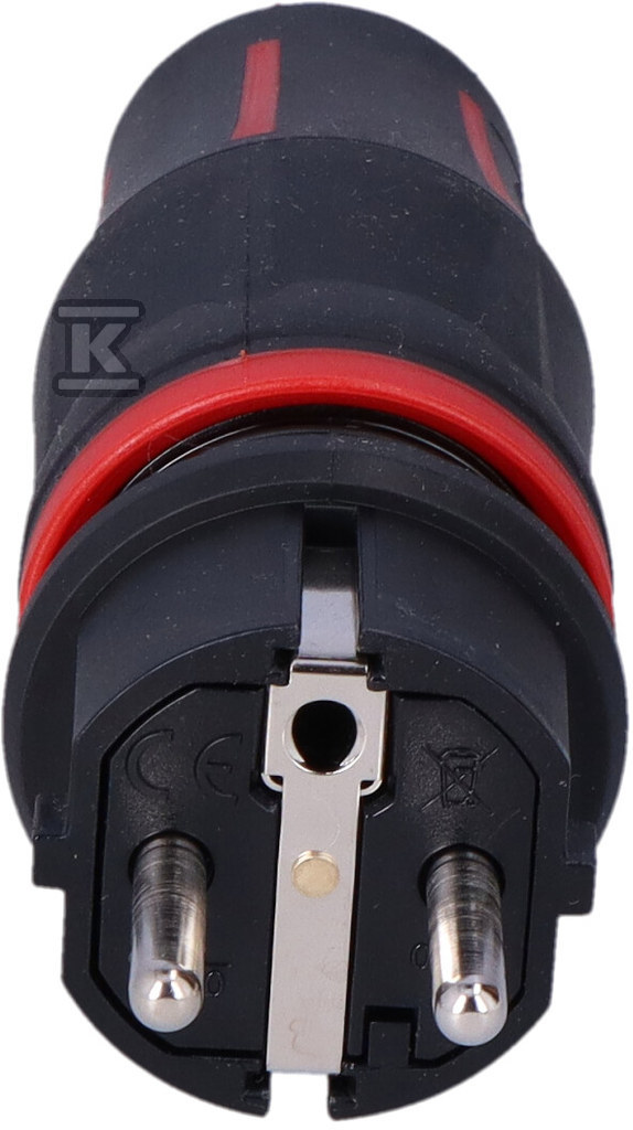 Вилка гумова 16A 230V 3P IP54 TOP - 05721-SR