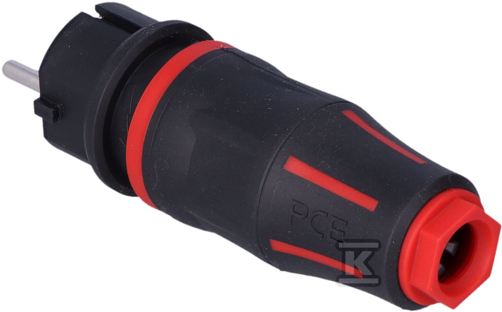 Вилка гумова 16A 230V 3P IP54 TOP - 05721-SR