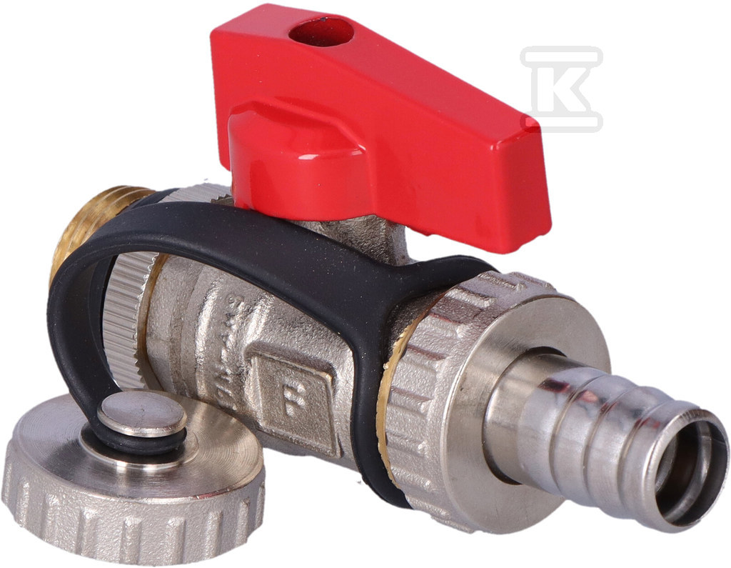 Drain ball valve with seal, female - ZSUN1