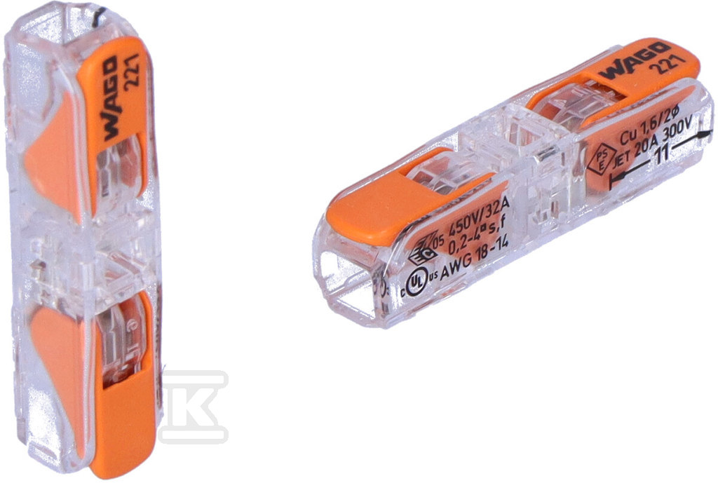 Conector COMPACT pentru cutii de - 221-2411