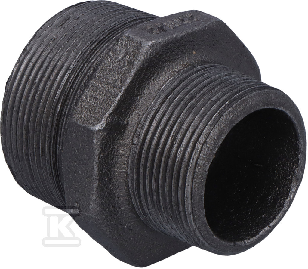 Mamelon de reducere negru, GZ 2"x6/4" - 245-38S