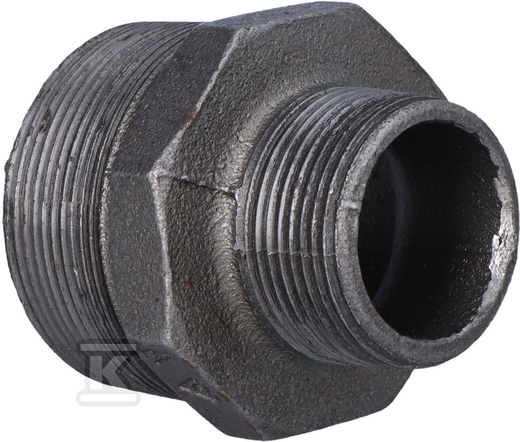 Mamelon de reducere negru, GZ 2"x5/4" - 245-37S