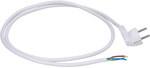 Connecting cable & nbsp; - angled plug OWY (H05VV-F) 3x1.5mm2 - 1.5m - white