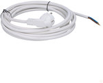 Connecting cable & nbsp; - angled plug OWY (H05VV-F) 3x1.5mm2 - 5m - white