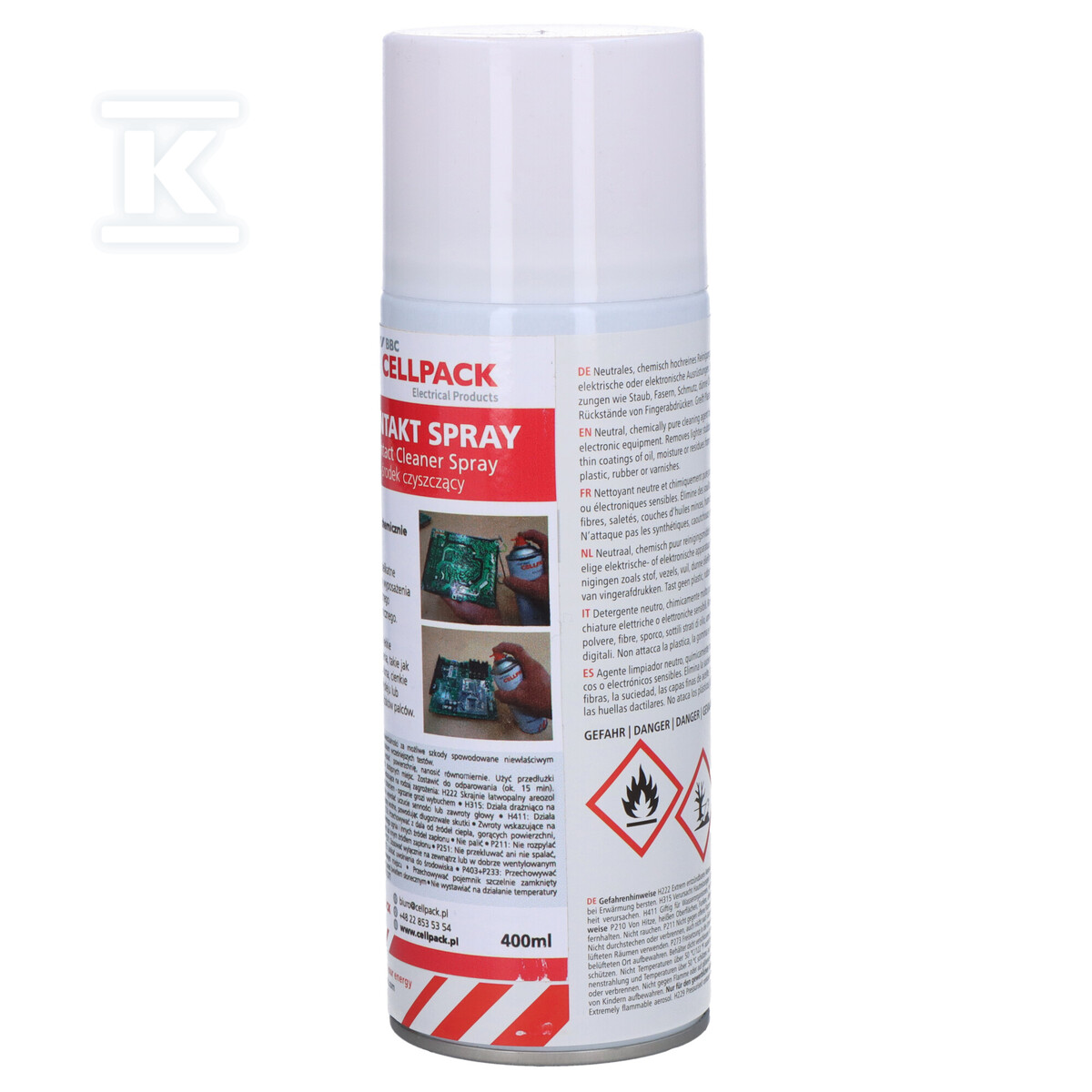Чистячий спрей Contact Cleaner 400 мл - 124024