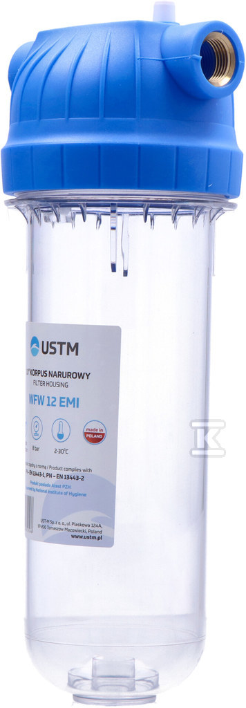 Корпус 10" з підключенням 1/2" + - WFW12 EMI KPL
