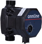 Electronic circulation pump ONNLINE EQC-M 15-6/130, with 1 "threaded connection, 3 operating modes, plug included