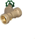 Slant valve DN50, type 1603, GW 2 "with a non-rising spindle, shut-off, anti-contamination, controllable and drainage