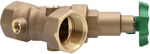 Slant valve DN32, type 1603, GW 5/4" non-rising stem, shut-off, anti-contamination, supervision and drainage