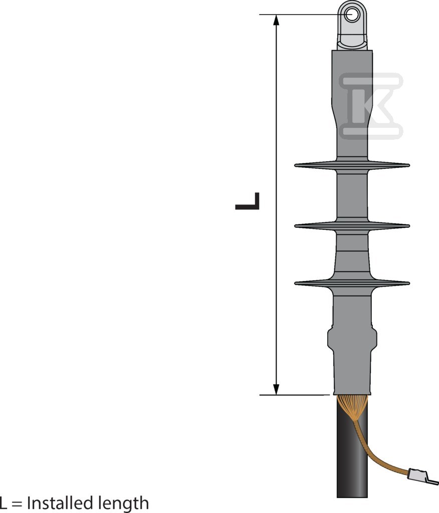 Głowica napowietrzna do kabli o - COT1.2423L