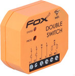 2KANÁLOVÉ Wi-Fi RELÉ 230V DVOJITÝ SPÍNAČ FOX