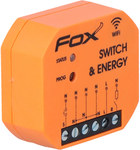 SINGLE 230V Wi-Fi RELAY WITH THE MONITORING FUNCTION OF THE SWITCH & ENERGY FOX NETWORK PARAMETERS