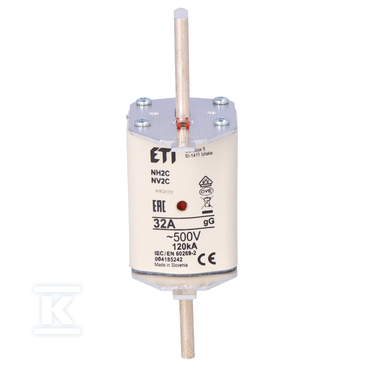 Промисловий запобіжник KOMBI NH2C gG - 004185242