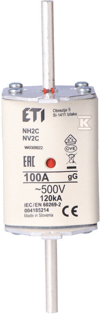 Промисловий запобіжник KOMBI NH2C gG - 004185214