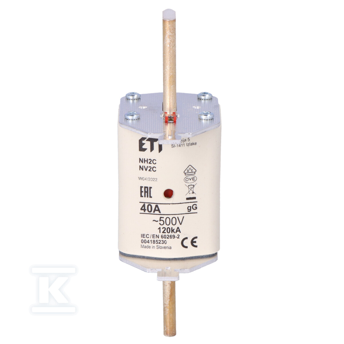 Промисловий запобіжник KOMBI NH2C gG - 004185230