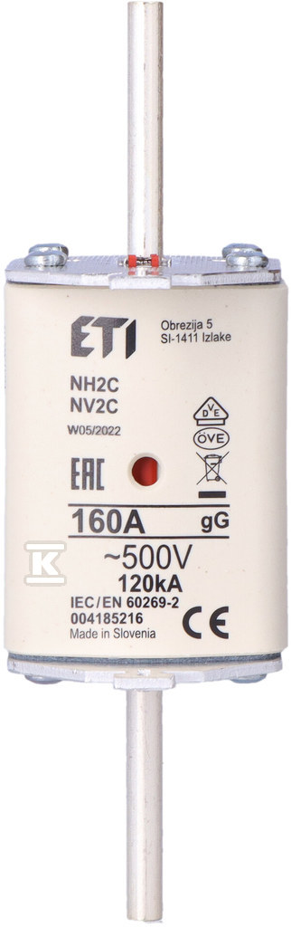 Промисловий запобіжник KOMBI NH2C gG - 004185216