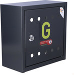 Gas valve box, 300x300x150, wall-mounted, metal - anthracite