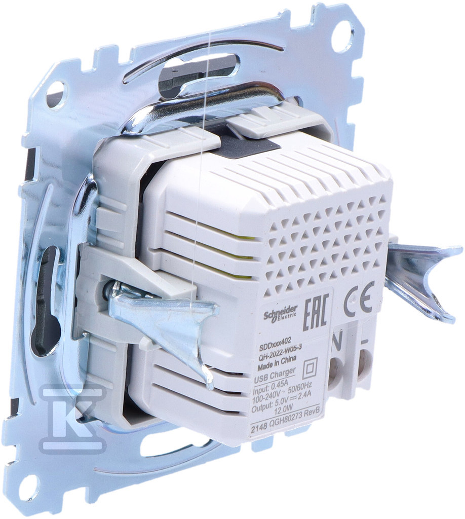 USB-розетка для зарядки A+C 2,4A, - SDD114402