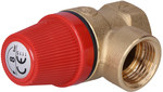 Safety valve for central heating .. Connections with female thread 1/2" 8 bar