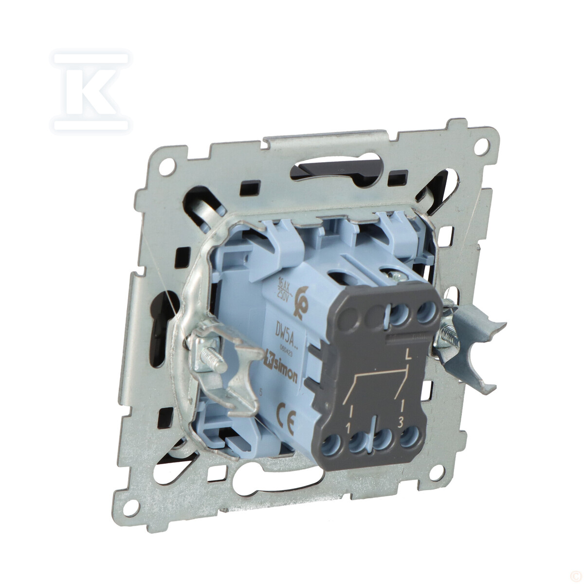 Перемикач свічковий (модуль) 16AX, 250V - DW5A.01/49