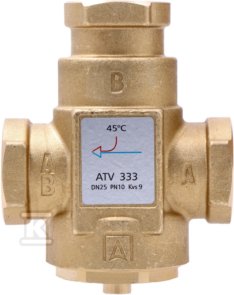 Термоклапан ATV 333, DN25, Rp1 ", kvs - 1633310