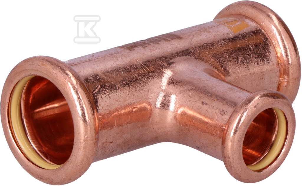 Copper Gas reducing tee - 22/15/22 - 2263260001