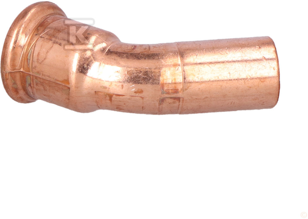 Koleno bradavice 45° Bakar - 18 - 2265325002