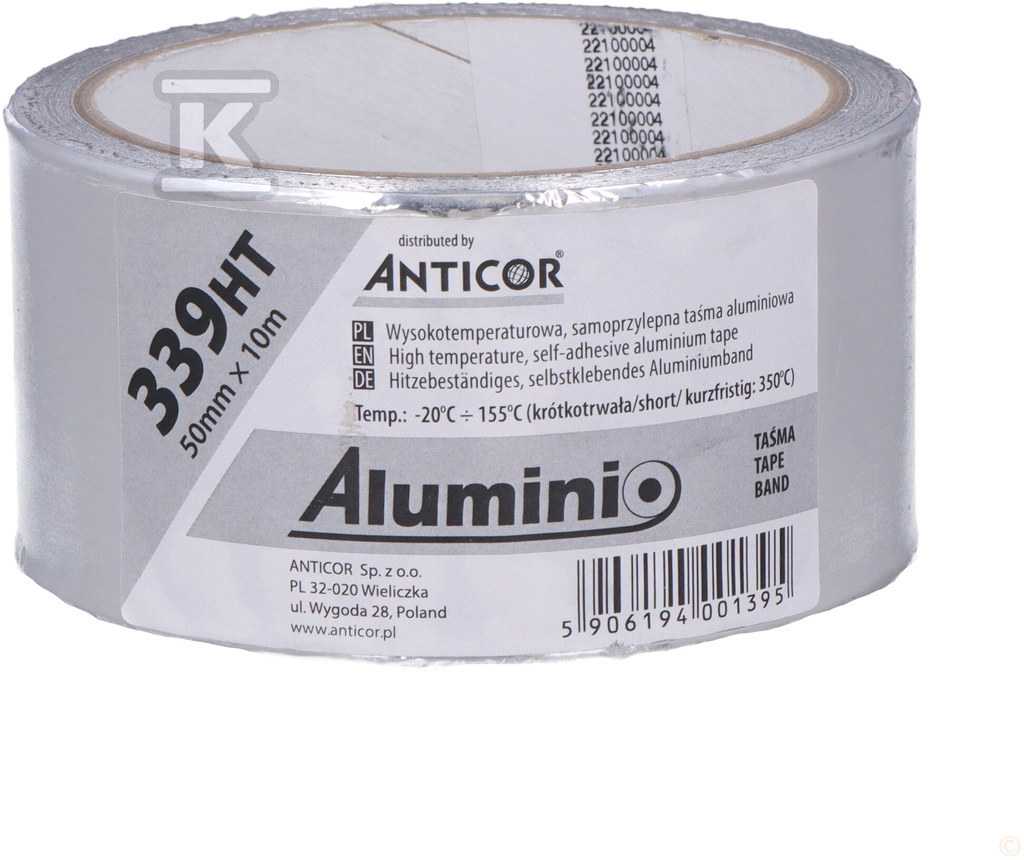 Bandă de aluminiu Aluminio 339 HT, 50 - PA-339HT00-0050010