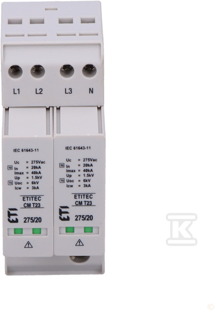 Модульний розрядник ETITEC CM T23 - 002440652