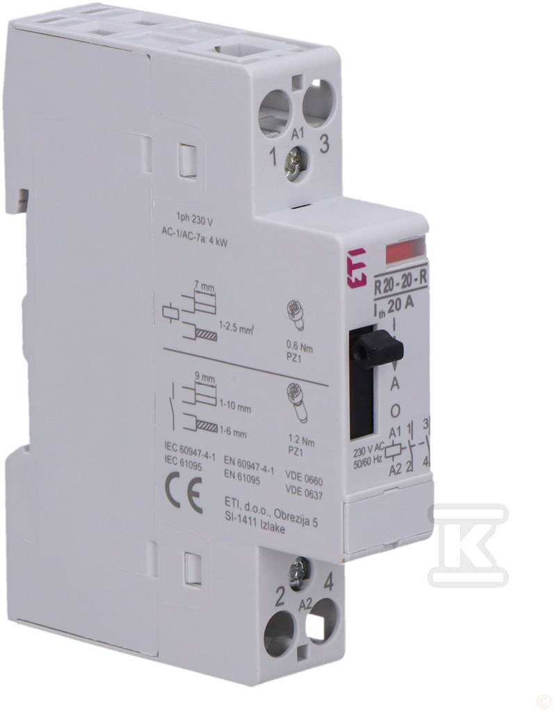 Modularni kontaktor R 20-20-R-230V AC - 002464040