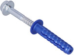 FFS Polyamide frame plug with short expansion zone, 10x50mm flange and hexagonal head screw