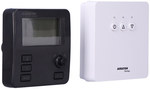 Auraton Libra Set, black, weekly, wireless temperature controller with a heating device controller (set)