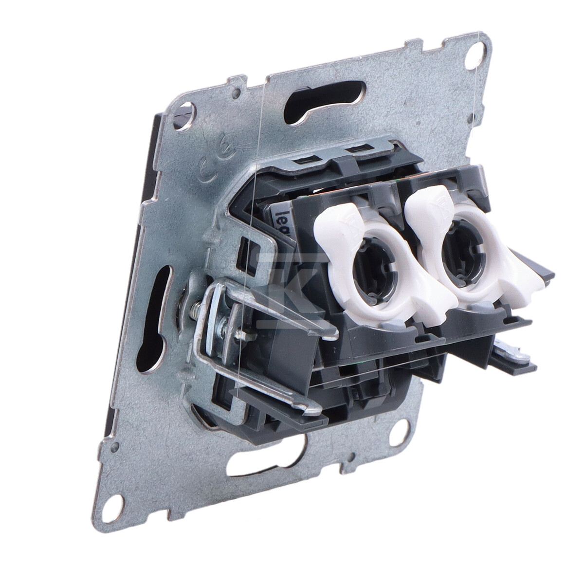 Розетка 2XRJ45/kat 5E UTP, ЧОРНА SUNO - 721451