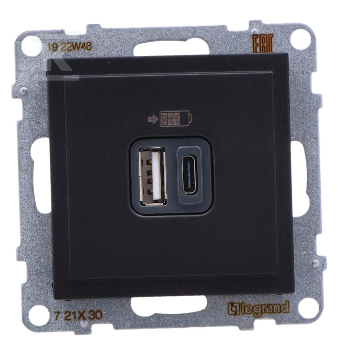 Розетка USB тип A + C - 5 В - 3 А, - 721430