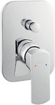 Bateria Alba Verdeline podtynkowa, 2-Funkcyjna, chrom
