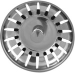 Korek spustu zlewozmywaka O 113 mm, stal