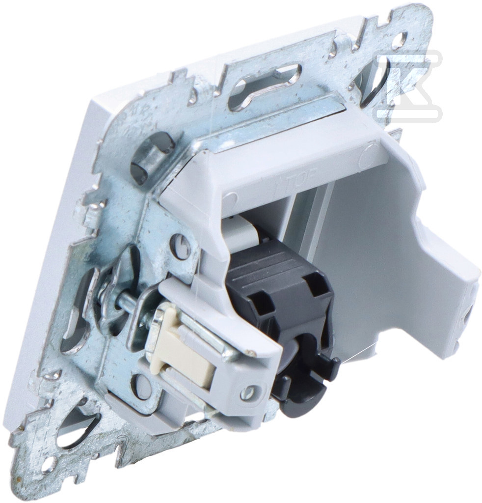 Розетка комп'ютерна 1x RJ45, без рамки, - 3848-16