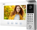 Hands free video intercom set, color, LCD 7 ", with encryption, surface-mounted, white, CERES ORNO