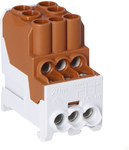 SDB 100 Distribution Block - Distribution Al/Cu 80010 SIMBLOCK brown