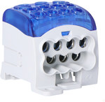 SUB 270 Distribution Block - Universal Al/Cu 82070 SIMBLOCK blue