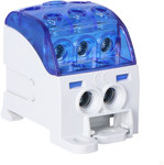 SUB 220 Distribution Block - Universal Al/Cu 82060 SIMBLOCK blue