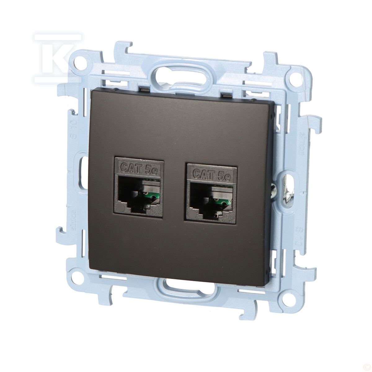 Розетка подвійна комп'ютерна RJ45 - C52.01/49